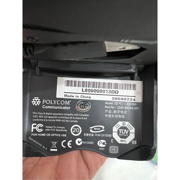 Polycom Communicator CX100 Speakerphone Optimized For Microsoft Office - Picture 5 of 8